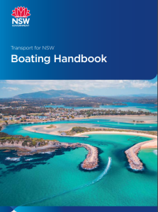 Front cover of NSW Boating Handbook