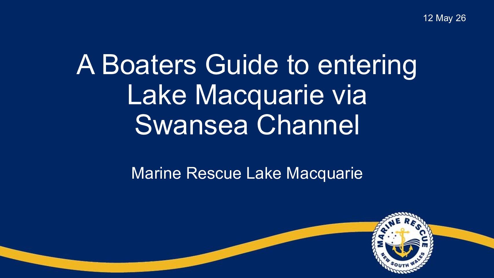 Boaters Guide to Entering Lake Macquarie