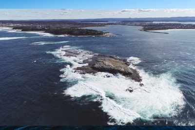 Moon island fishing area
