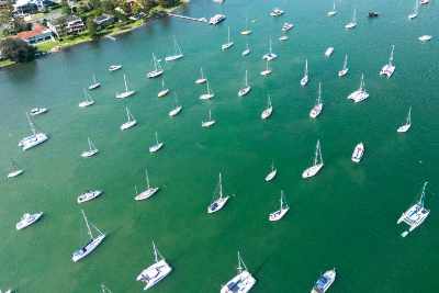Vessels on Mooring, Lake Macquarie